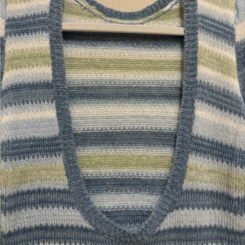 Backless Knit Mini Dress Long Sleeve , Sweater Dress, Summer Beach Wear☀️⛅️ - Picture 4 of 5